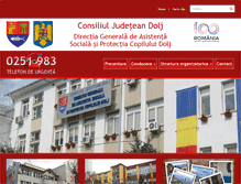 Tablet Screenshot of dgaspcdolj.ro